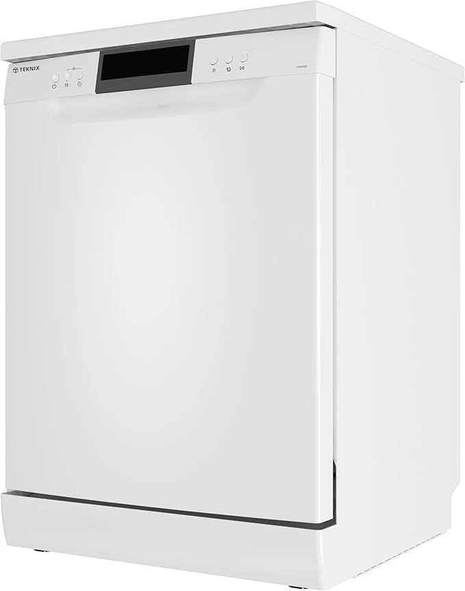 Teknix TFD616W - White Freestanding Dishwasher - E energy  **TOP CUTLERY RACK** - Image 7