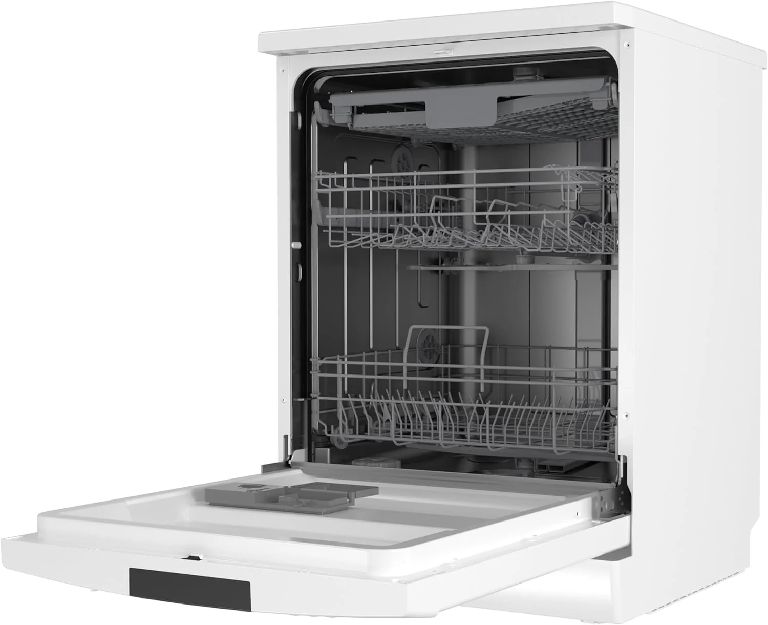 Teknix TFD616W - White Freestanding Dishwasher - E energy  **TOP CUTLERY RACK** - Image 8