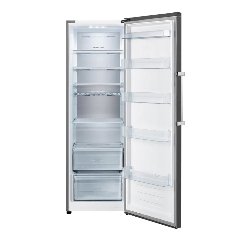Teknix TH60TLBIX - Black Steel Finish 370L Larder Fridge - 185.5cm x 65.1cm x 59.5cm - D Energy Rating - Image 2