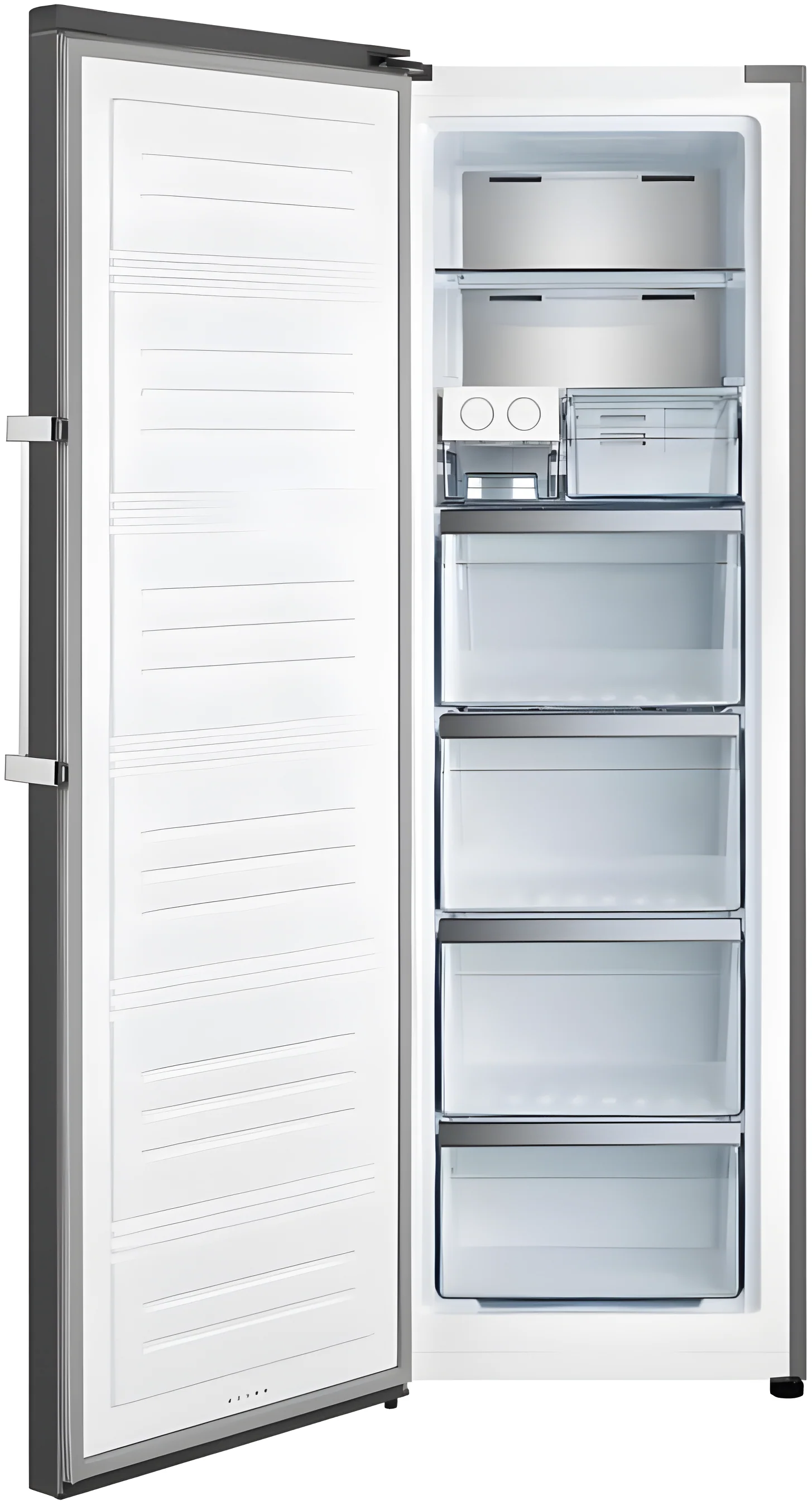 Teknix TH60TNFX - Silver Freestanding Frost Free Freezer - Garage Safe - E energy - Image 2