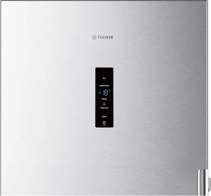 Teknix TH60TNFX - Silver Freestanding Frost Free Freezer - Garage Safe - E energy - Image 4