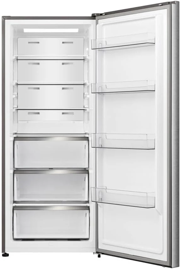 Teknix TH70HNFX - Stainless steel Freestanding Hybrid Frost Free Fridge / Freezer - E energy CAN ALSO BE USED AS A LARDER FRIDGE OR FROST FREE FREEZER - Image 4