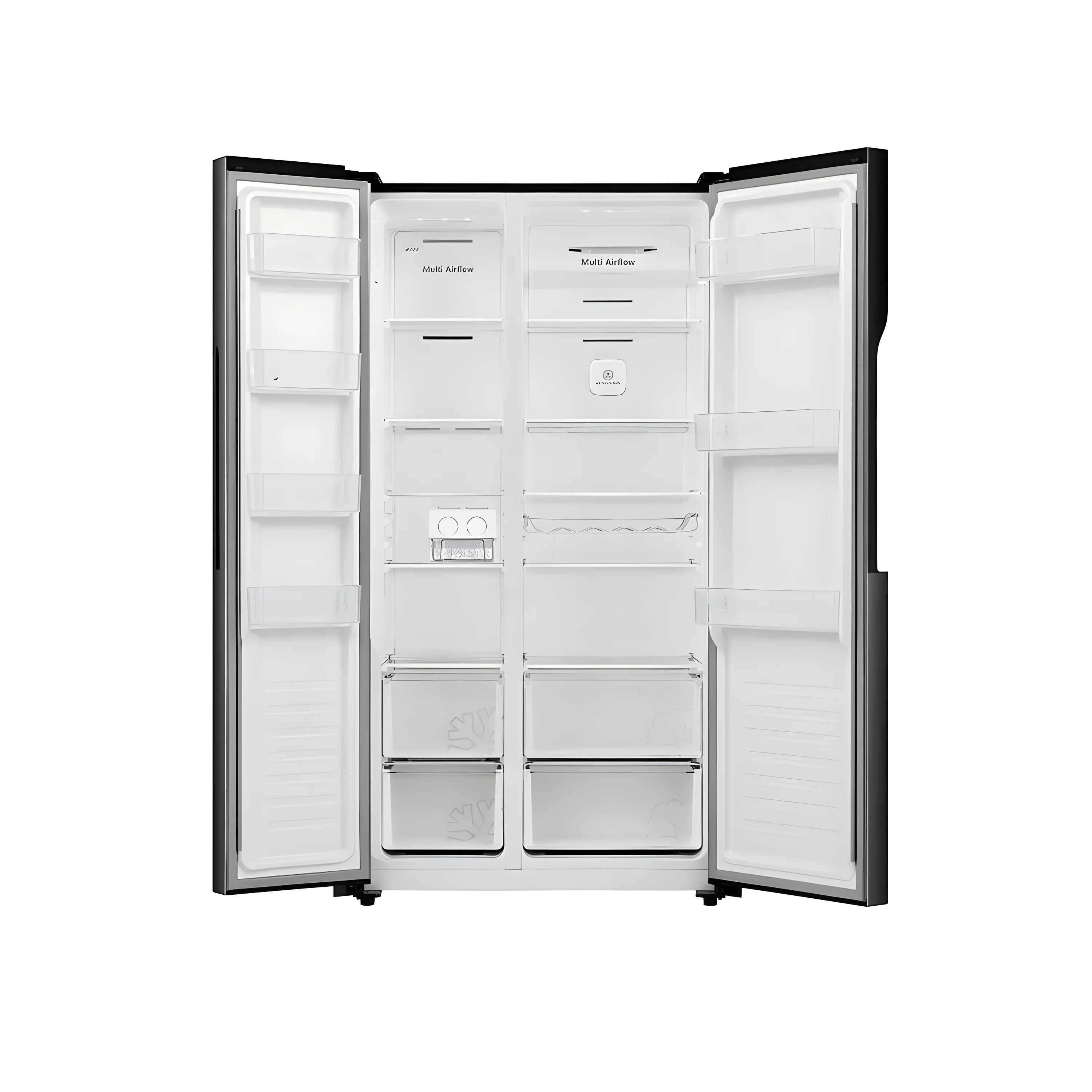 Teknix THSBS1791PBIX - Black American Frost Free Fridge Freezer - E energy - Image 4