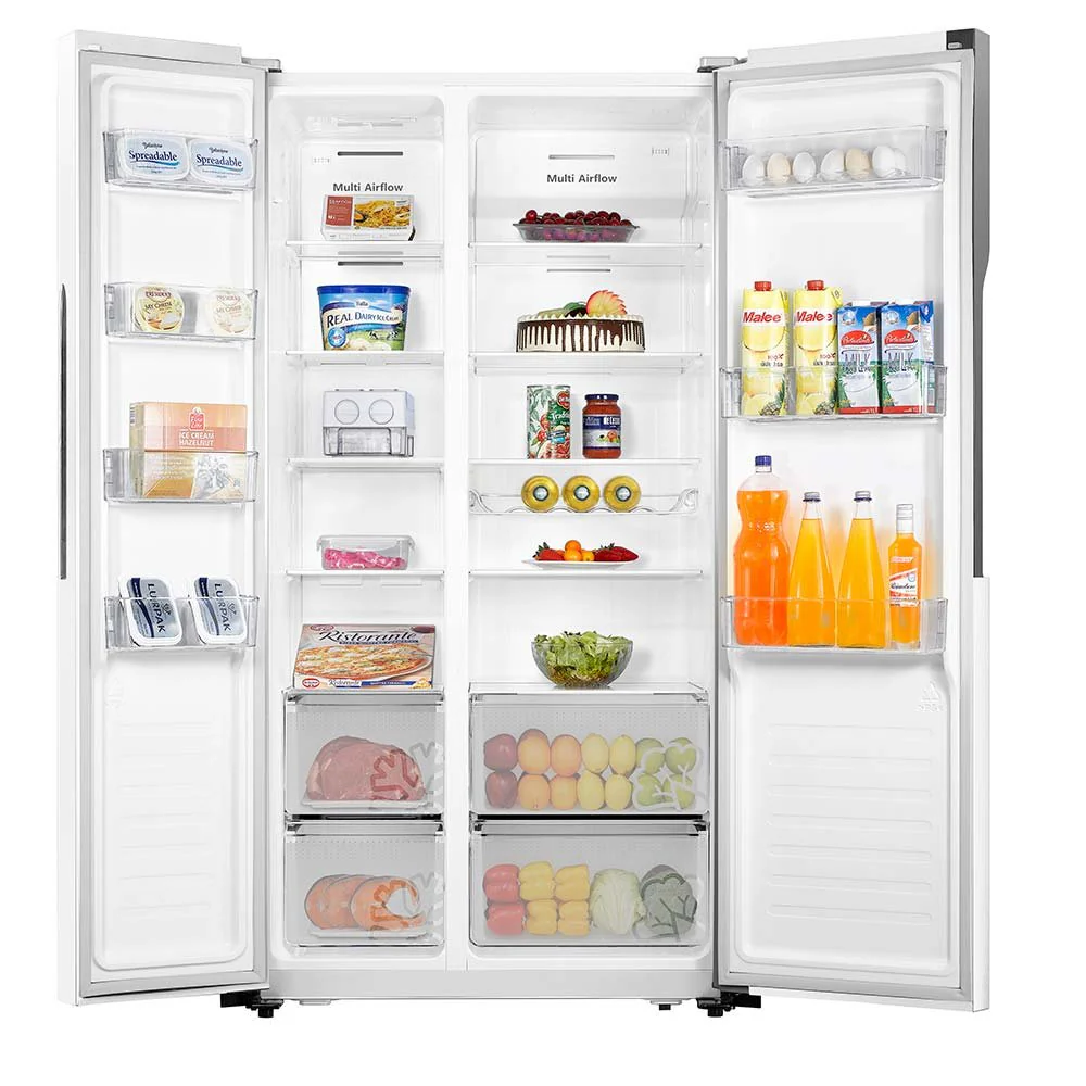 Teknix THSBS1791PW - White American Frost Free Fridge Freezer - E energy - Image 2