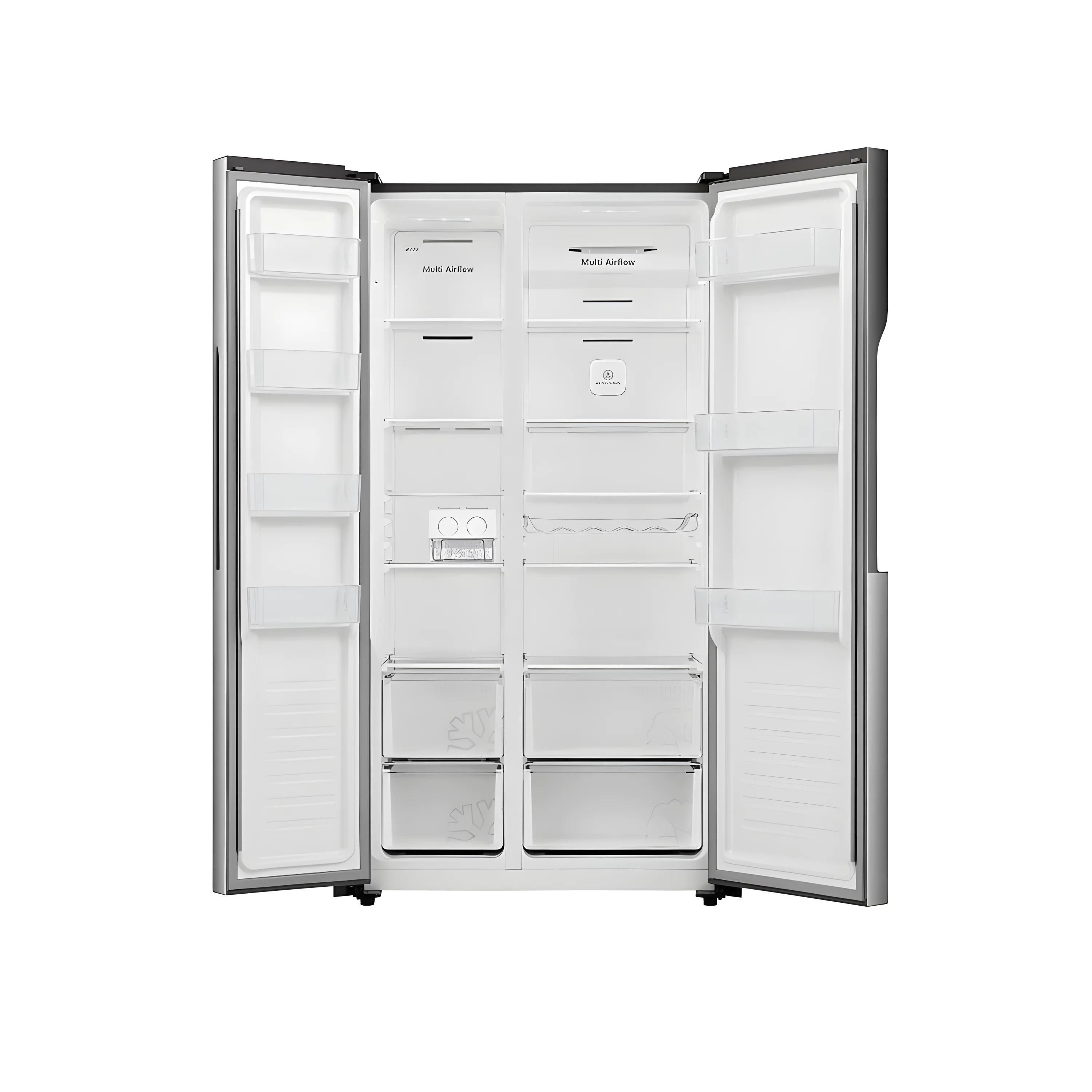 Teknix THSBS1791PX - Silver American Frost Free Fridge Freezer - E energy - Image 3