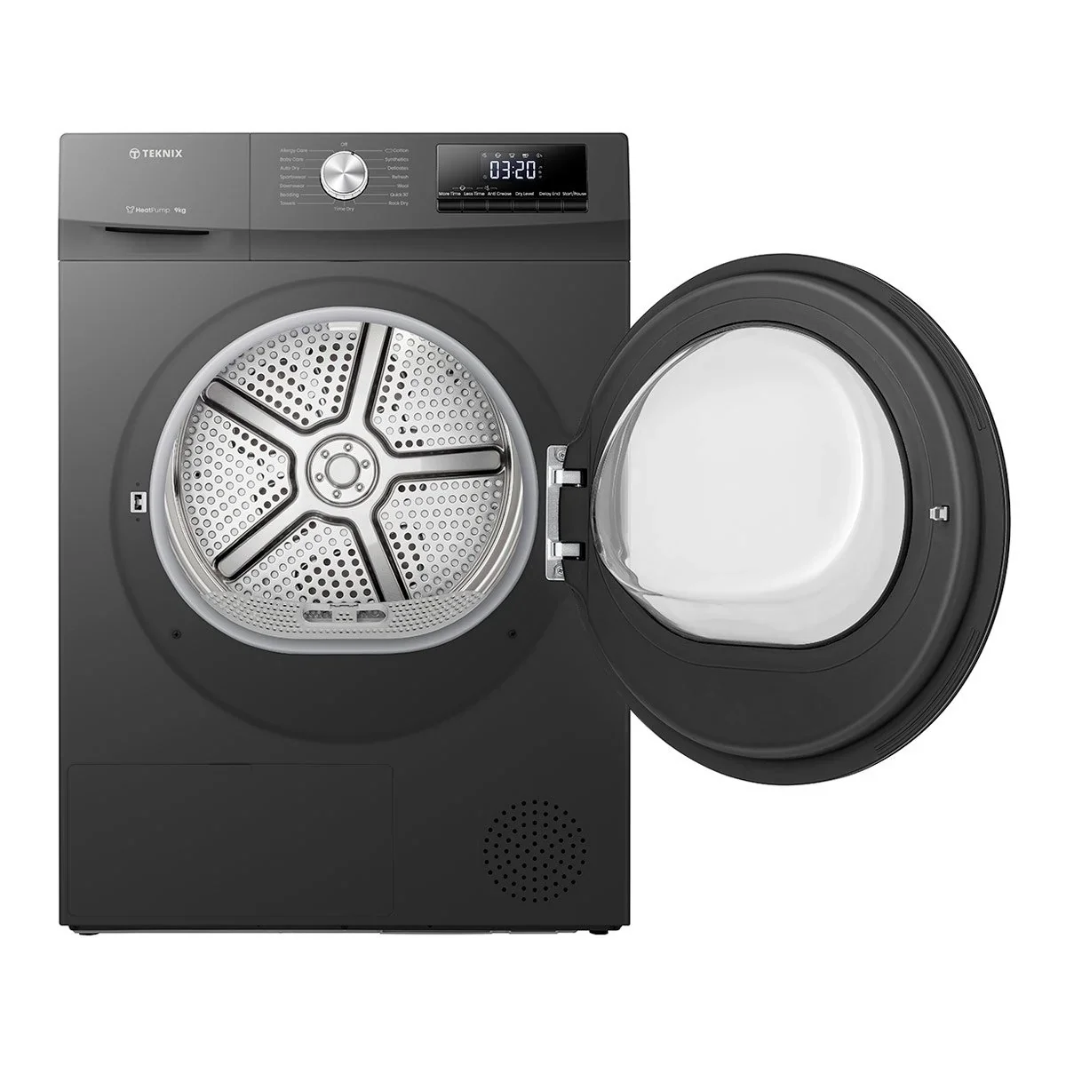 Teknix TK2HP9HS - Titanium 9KG Heat Pump Tumble Dryer - E Energy - Image 2