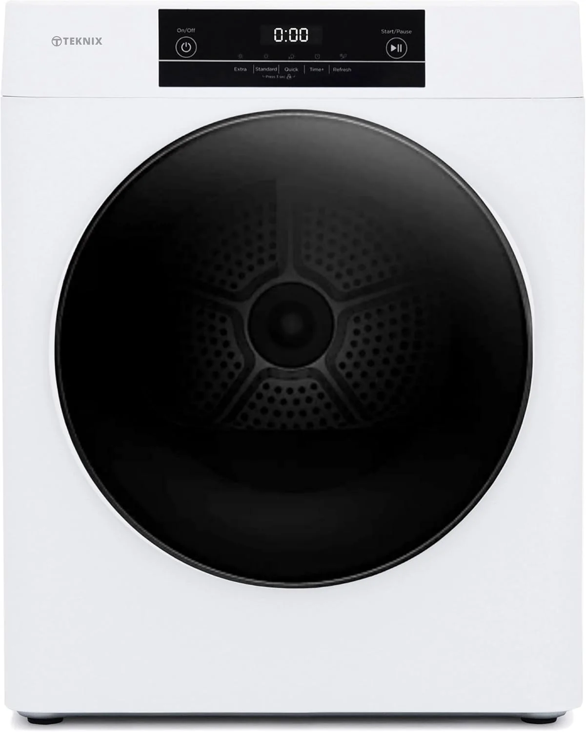 Teknix TK2V3W - White 3KG Small Compact Vented Tumble Dryer - C Energy Rating