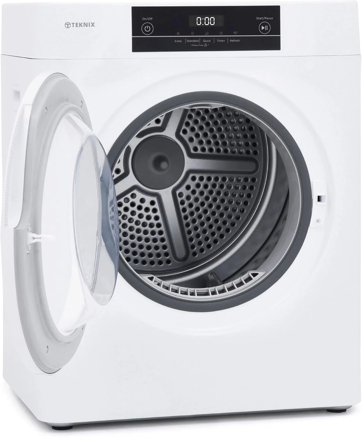 Teknix TK2V3W - White 3KG Small Compact Vented Tumble Dryer - C Energy Rating - Image 7