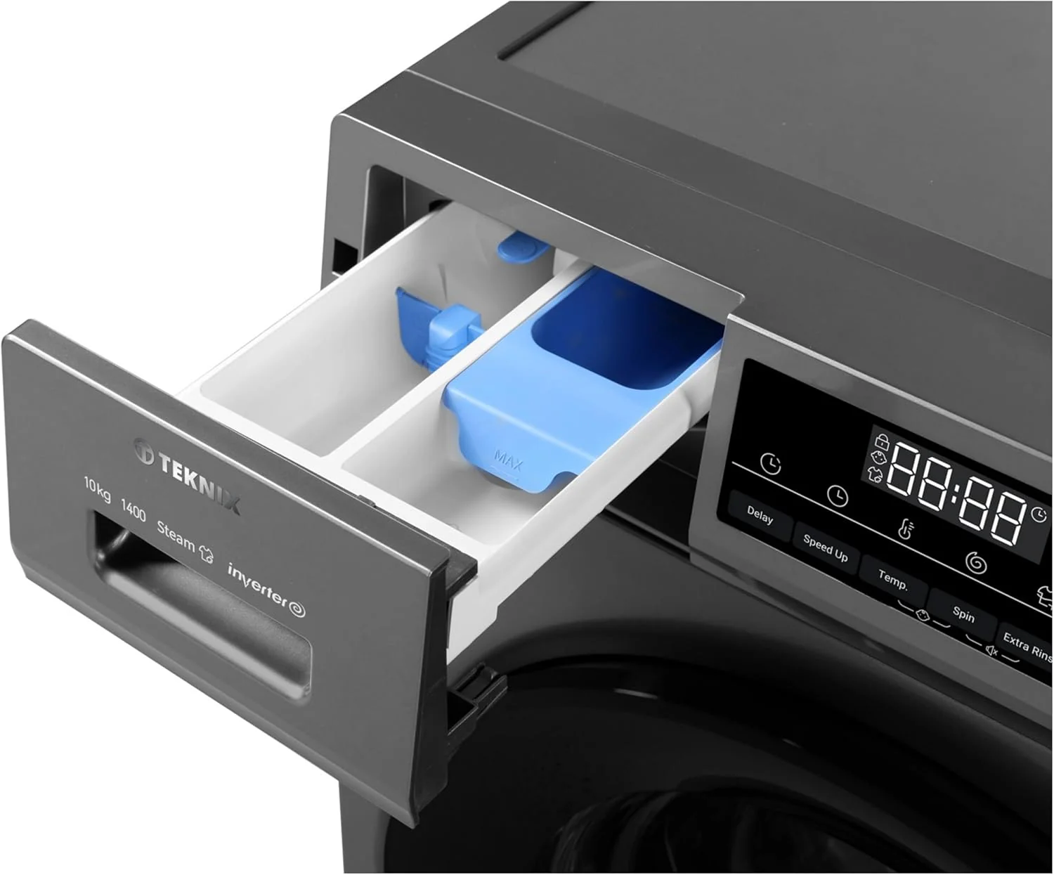 Teknix TK3W1014XS - Graphite 10KG Washing Machine - 1400 RPM - A energy - Image 8