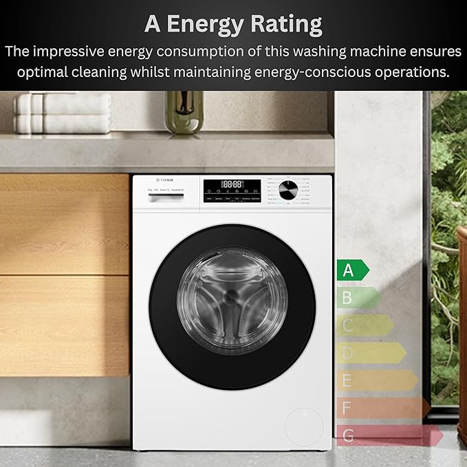 Teknix TK3W1014XW - White 10KG Washing Machine - 1400 RPM - A energy - Image 9