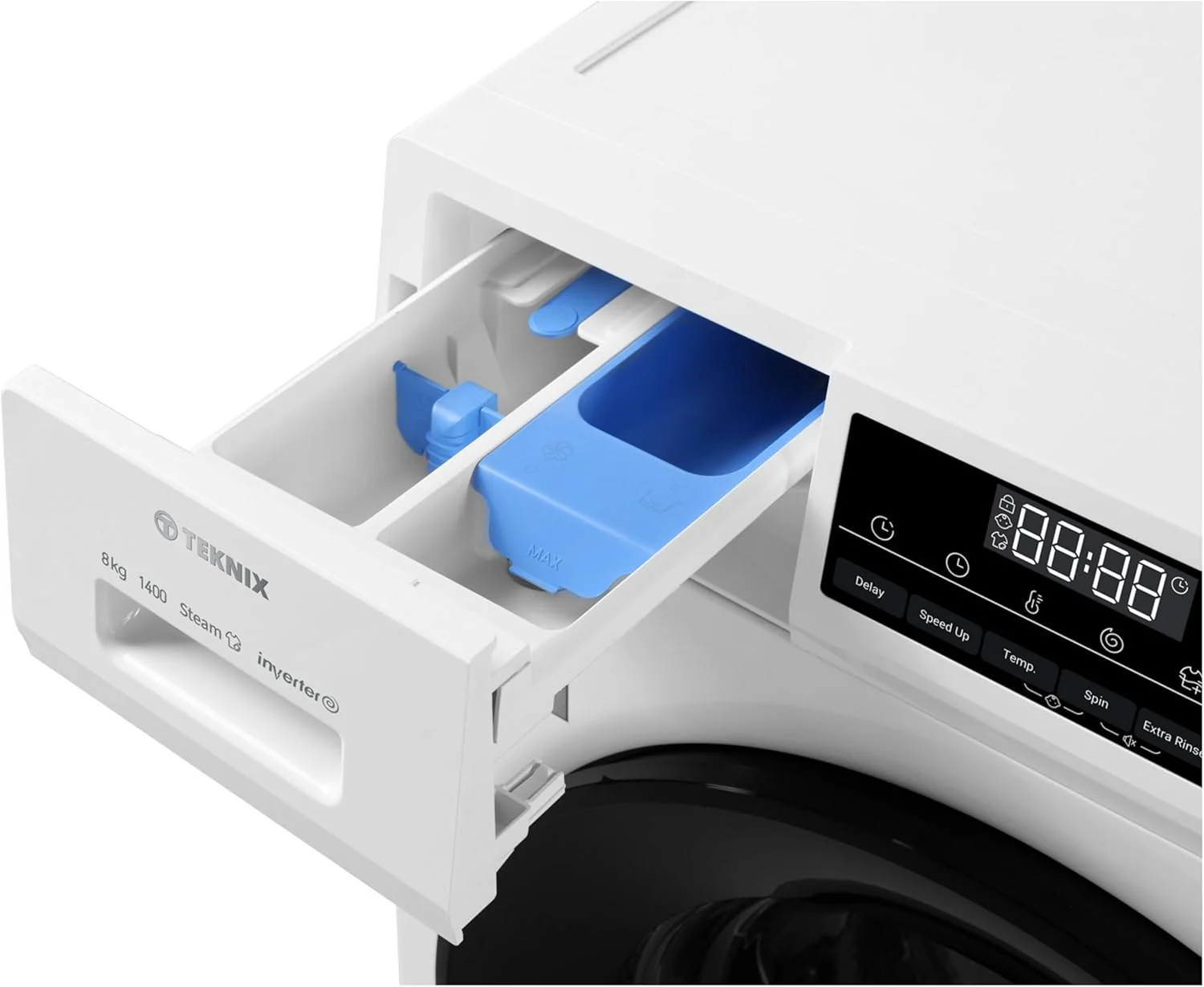Teknix TK3W814XW - White 8KG Washing Machine - 1400 RPM - A energy - Image 5