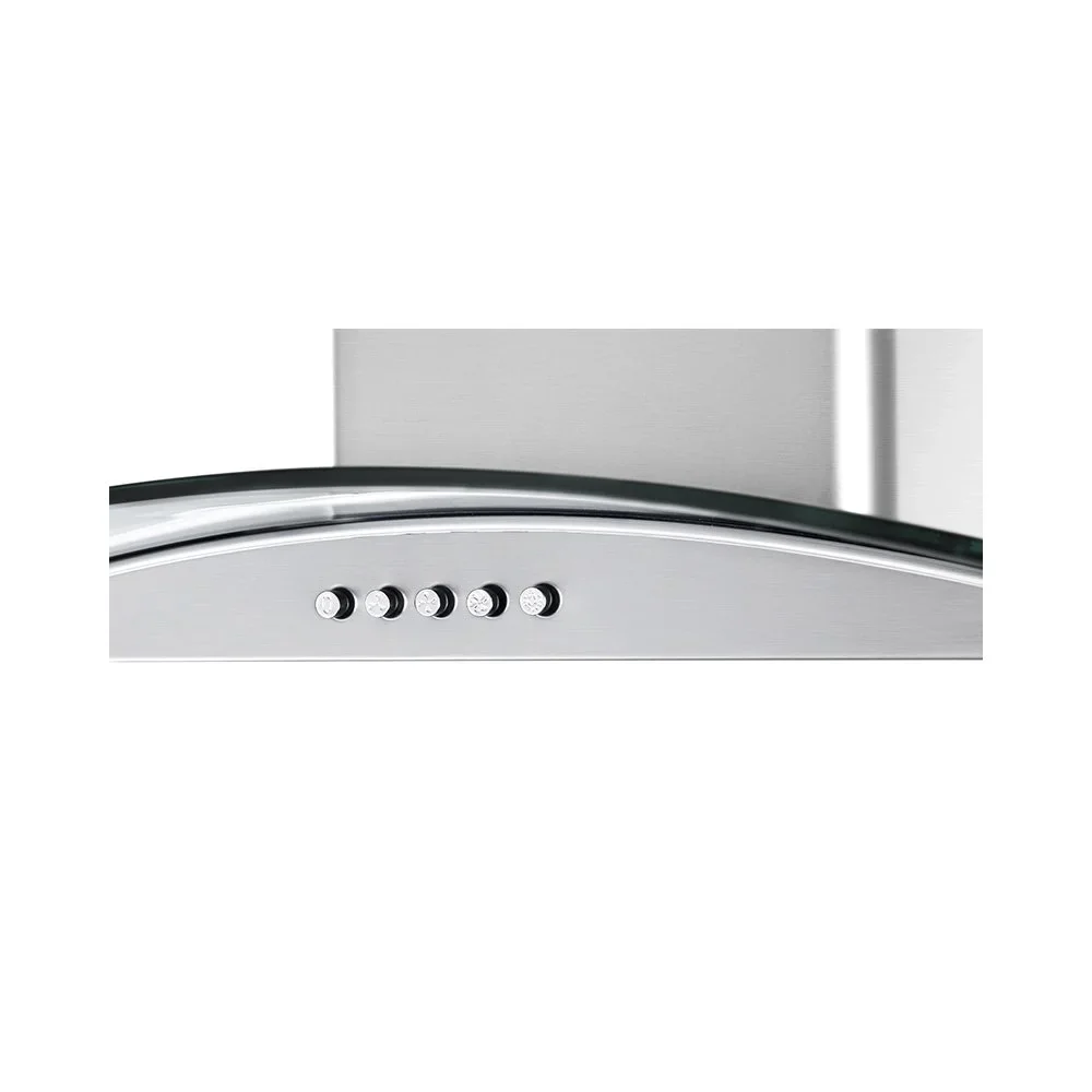 Teknix TKCGH26X - Stainless Steel 60cm Curved Glass Hood - A Rated - Image 2