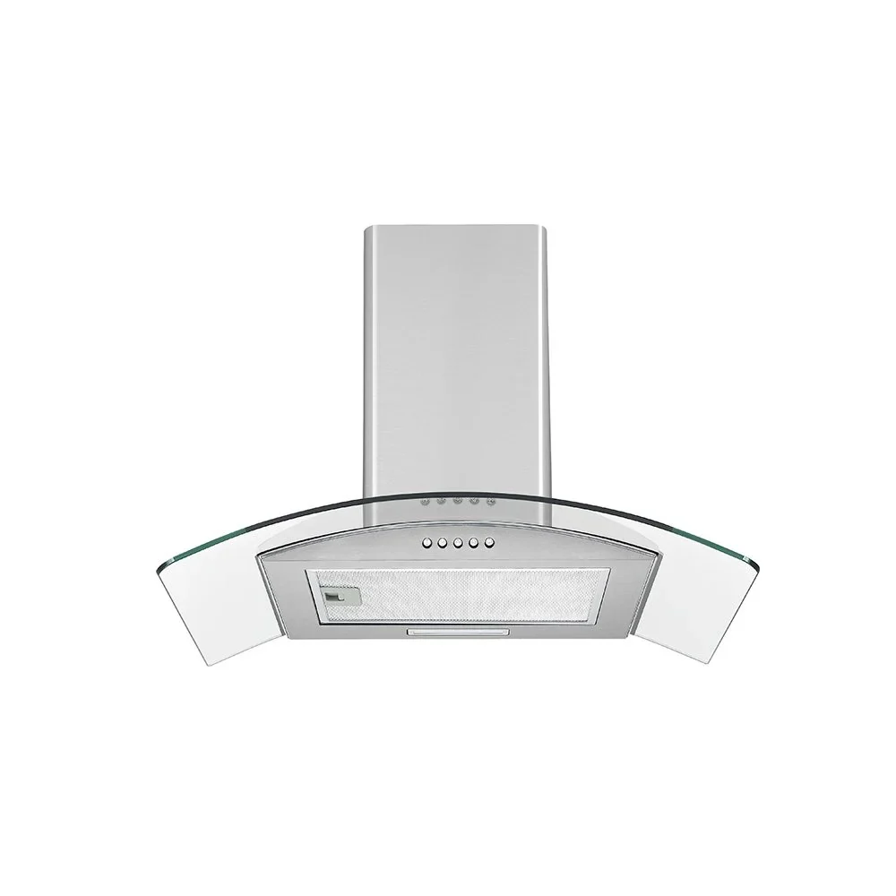 Teknix TKCGH26X - Stainless Steel 60cm Curved Glass Hood - A Rated - Image 3
