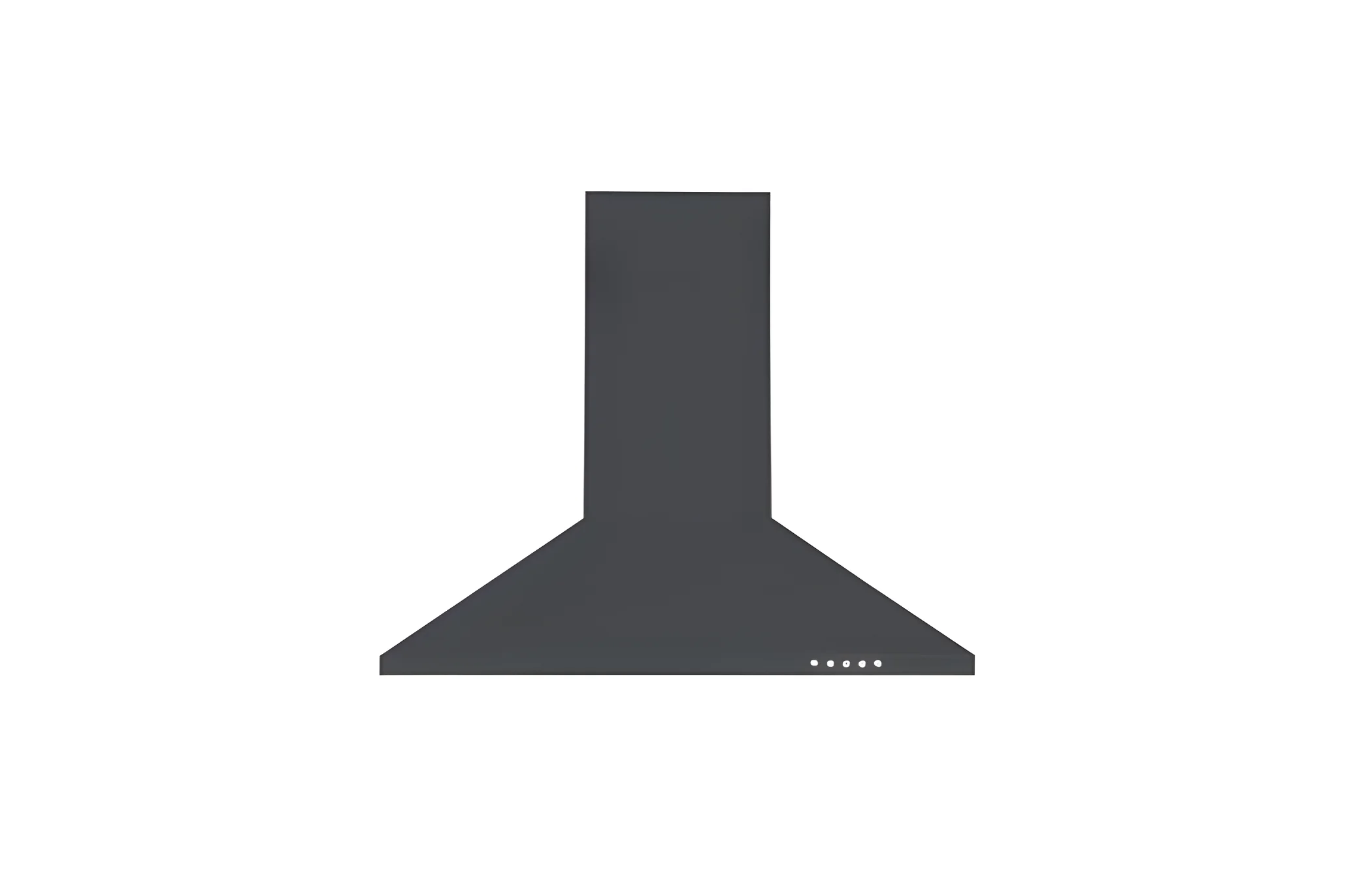 Teknix TKCH26B - Black Chimney Hood - 60cm Width - A Energy