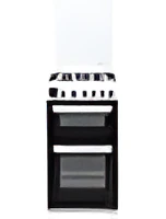 Teknix TKGD50W - White 50cm Freestanding Gas Cooker - Double Oven & Grill, 4 Burner Hob - A+ Energy - Image 2