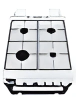 Teknix TKGD50W - White 50cm Freestanding Gas Cooker - Double Oven & Grill, 4 Burner Hob - A+ Energy - Image 4