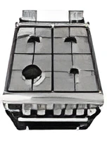 Teknix TKGD50X - Stainless Steel 50cm Freestanding Gas Cooker - Double Oven & 4 Burner Hob - A+ Energy - Image 2