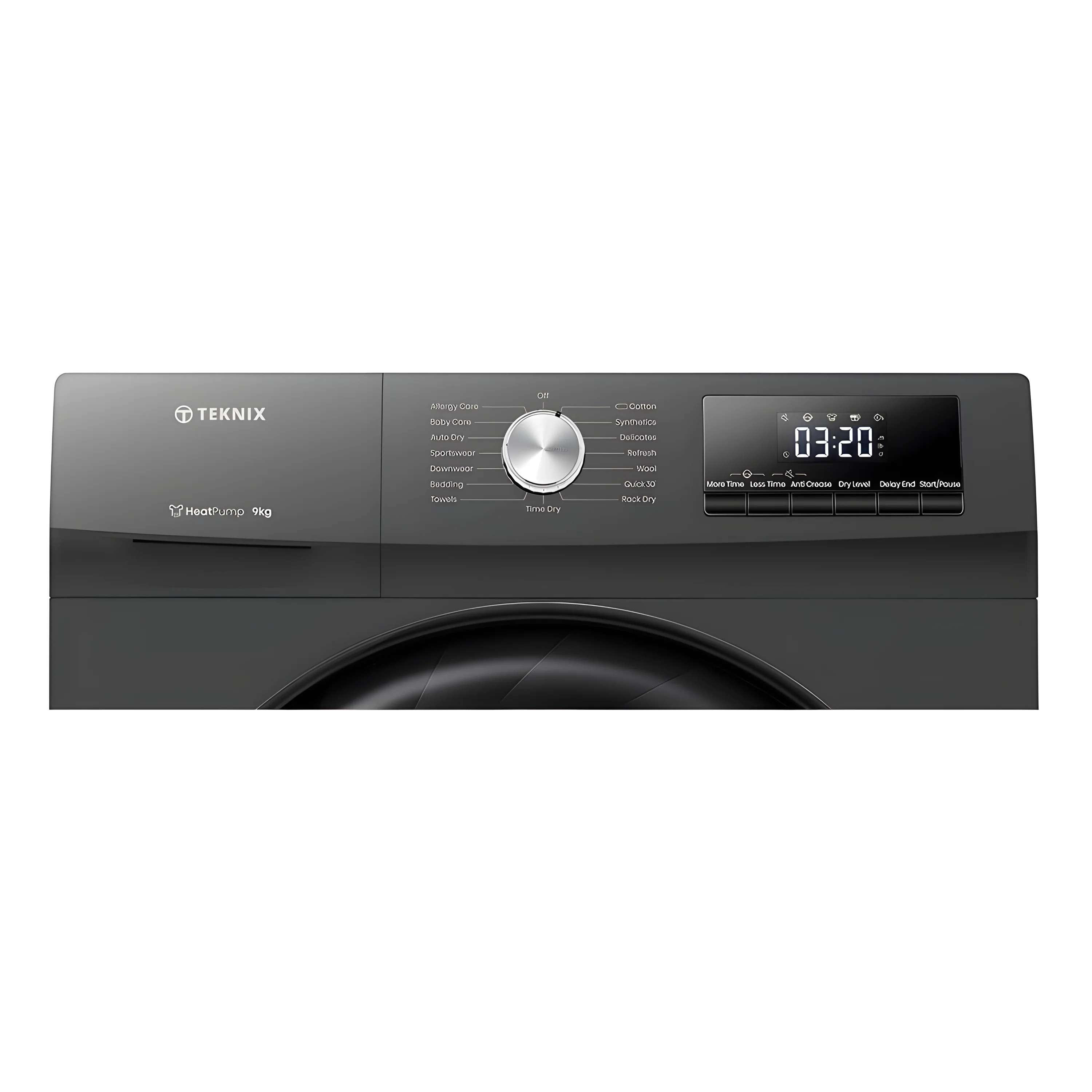 Teknix TKHP9HS Titanium Freestanding 9kg Heatpump Dryer - E Rated - Image 3