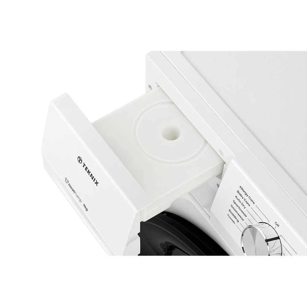Teknix TKHP9HW - White 9KG Heat Pump Condenser Dryer - E energy - Image 4