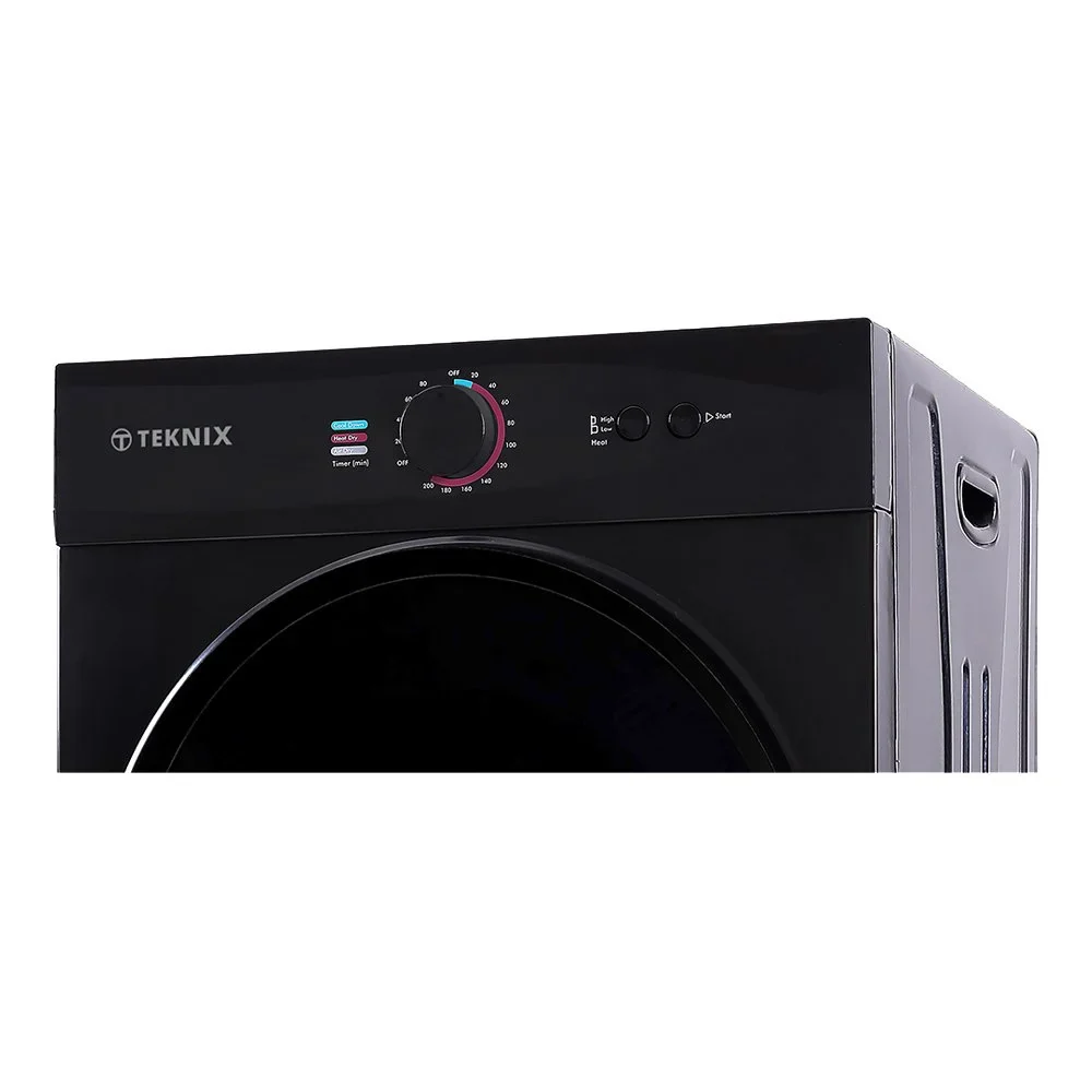 Teknix TKV3B - Black 3KG Tumble Dryer - Vented - C Energy - Image 4