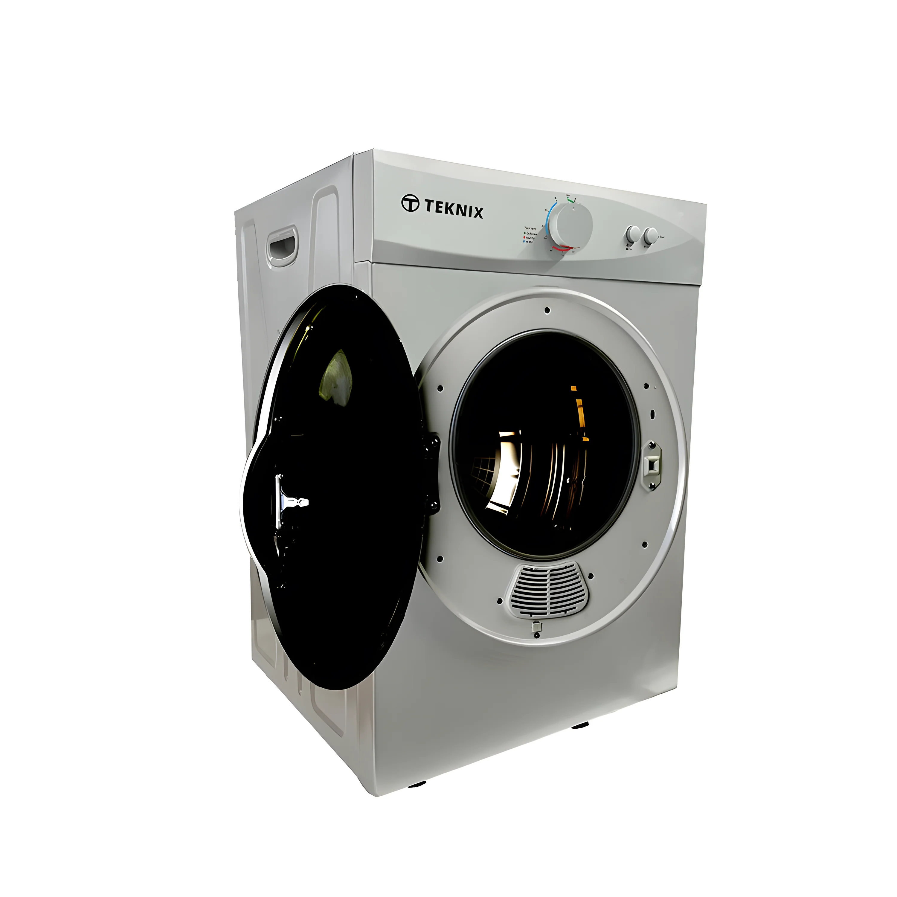 Teknix TKV3S - Silver 3KG Tumble Dryer - Vented - C Energy - Image 2