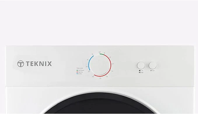 Teknix TKV3W - White 3KG Tumble Dryer - Vented - C Energy Rated - Image 3