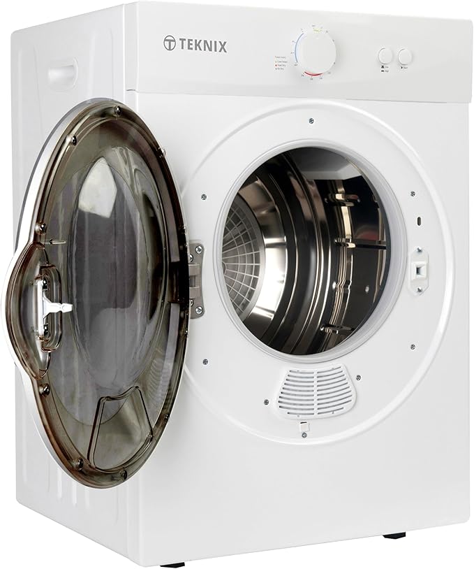 Teknix TKV3W - White 3KG Tumble Dryer - Vented - C Energy Rated - Image 7