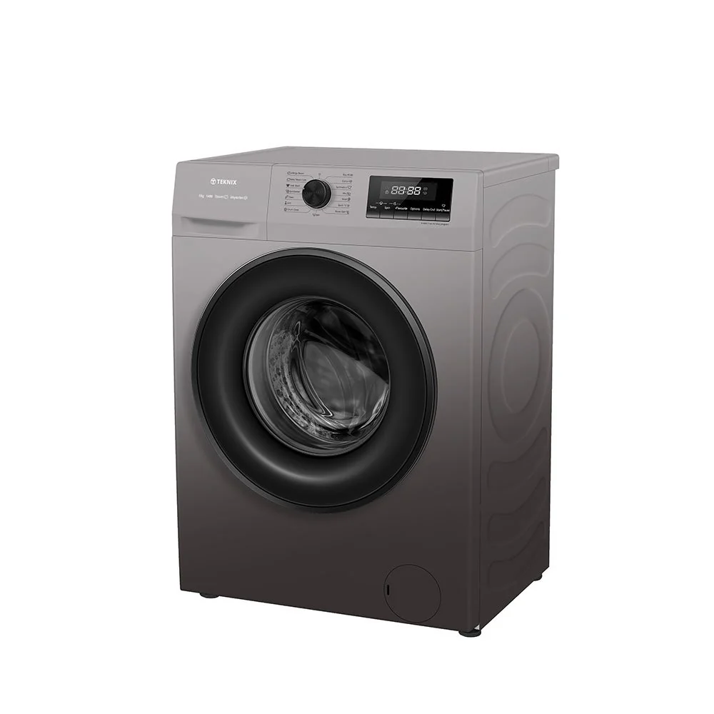 Teknix TKW8142HS - Silver 8KG Washing Machine - 1400 RPM - A energy - Image 2