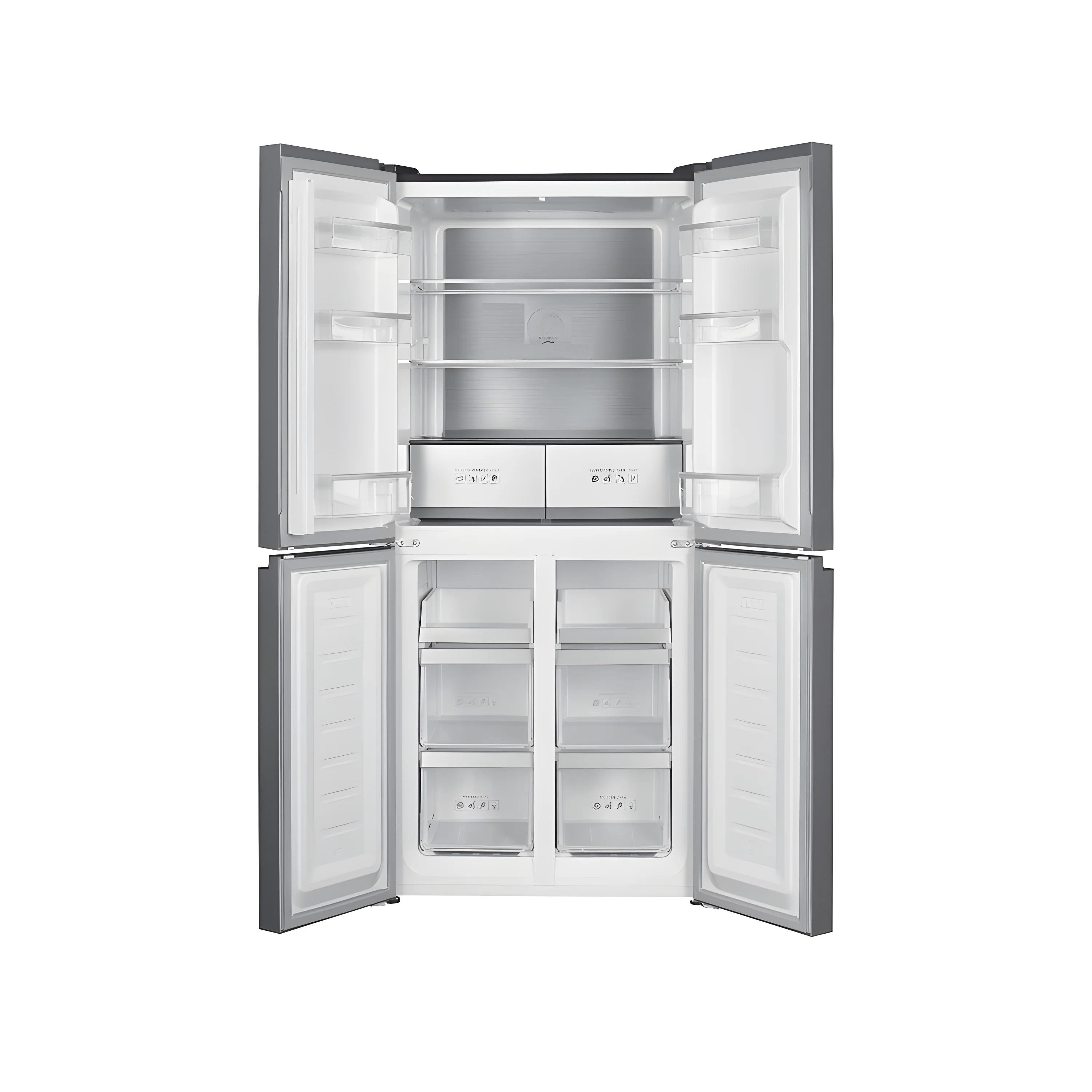 Teknix TMD18079BI - Dark Inox 466L Multi Door Fridge Freezer - 291L Fridge / 175L Freezer - E Energy - Image 2