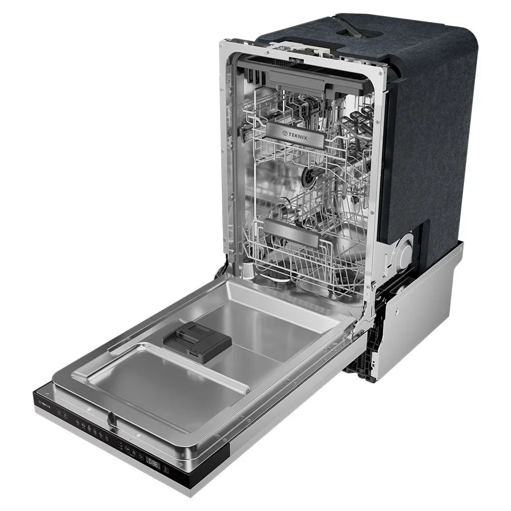 Teknix TX3BD458 Slimline Dishwasher - 11 Place Settings - 45 dB - C Energy Rating - Image 2