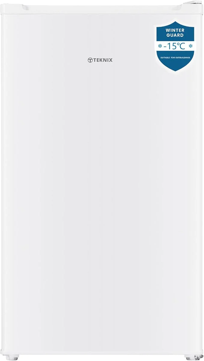 Teknix UC48F2W - White Undercounter Freezer - Garage Safe - E energy