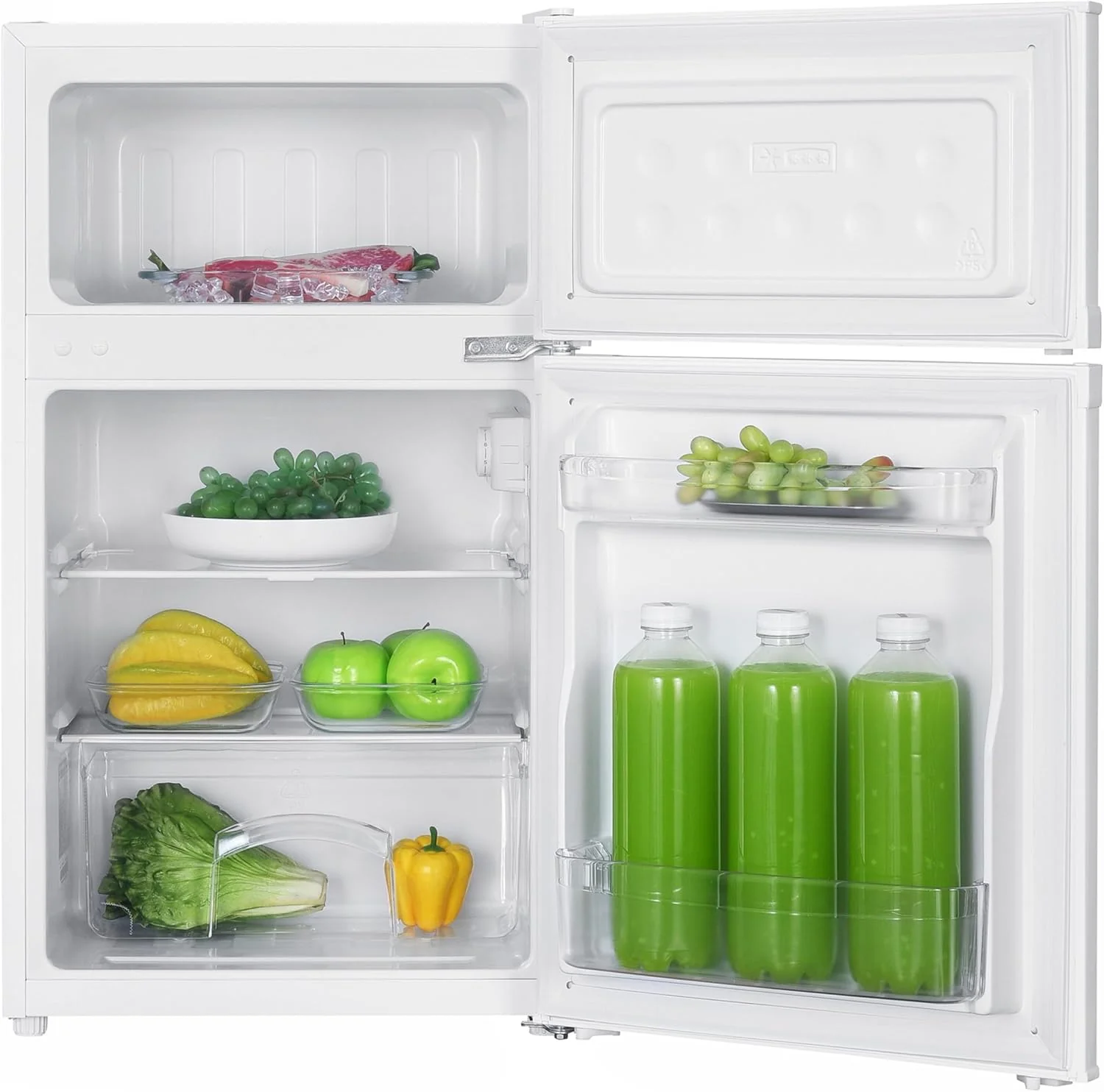 Teknix UCFFH48W - White Under Counter Fridge Freezer - 86L - E Energy - Image 8