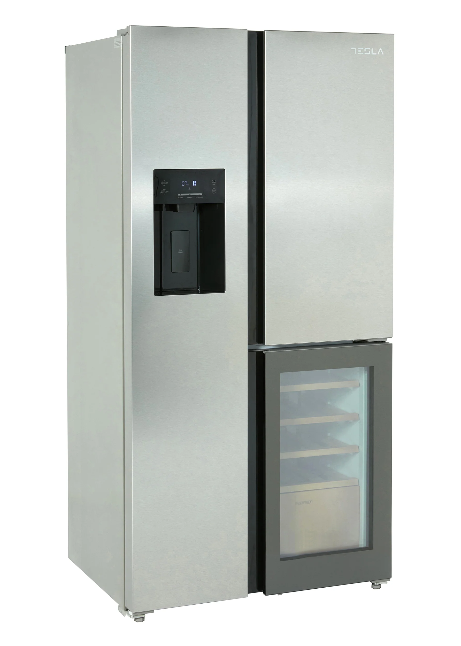 Tesla T530TDXG - Stainless Steel American Fridge Freezer - 529L - E Energy Rating - Image 8