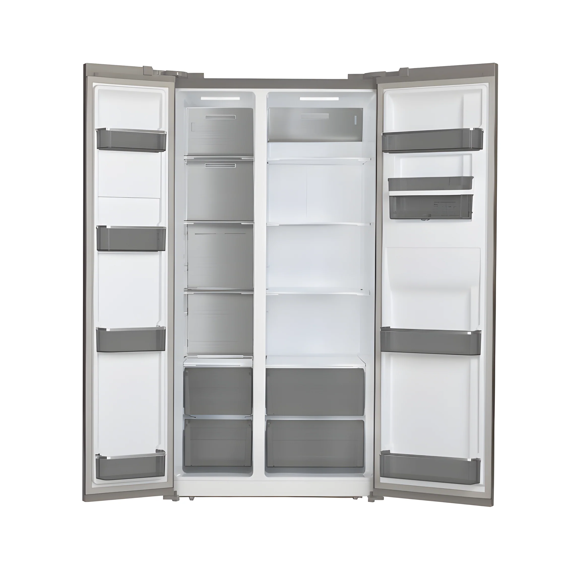 Tesla T582SBSX - Stainless Steel American Fridge Freezer - 582L - E Energy Rating - Image 2