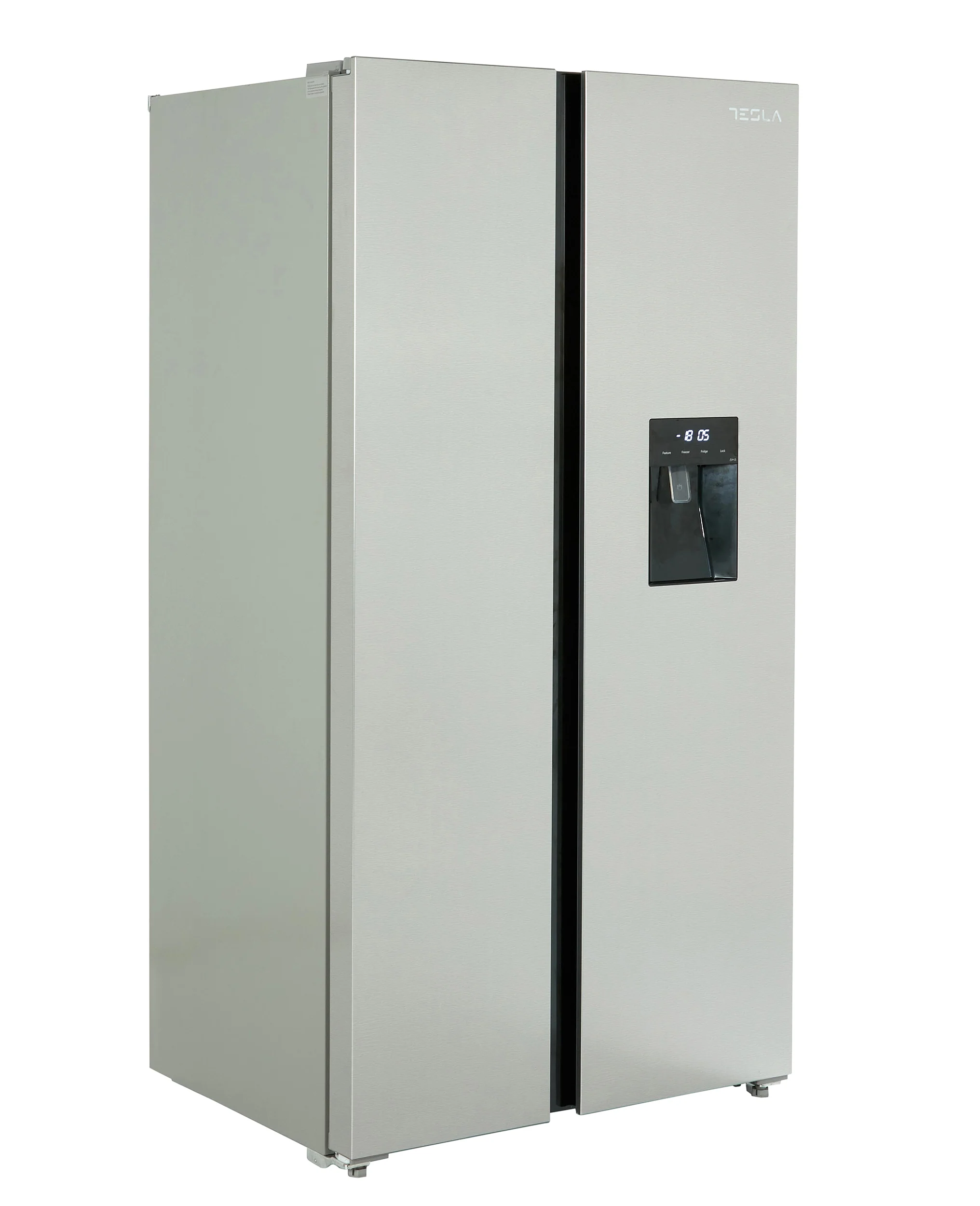 Tesla T582SBSX - Stainless Steel American Fridge Freezer - 582L - E Energy Rating - Image 6