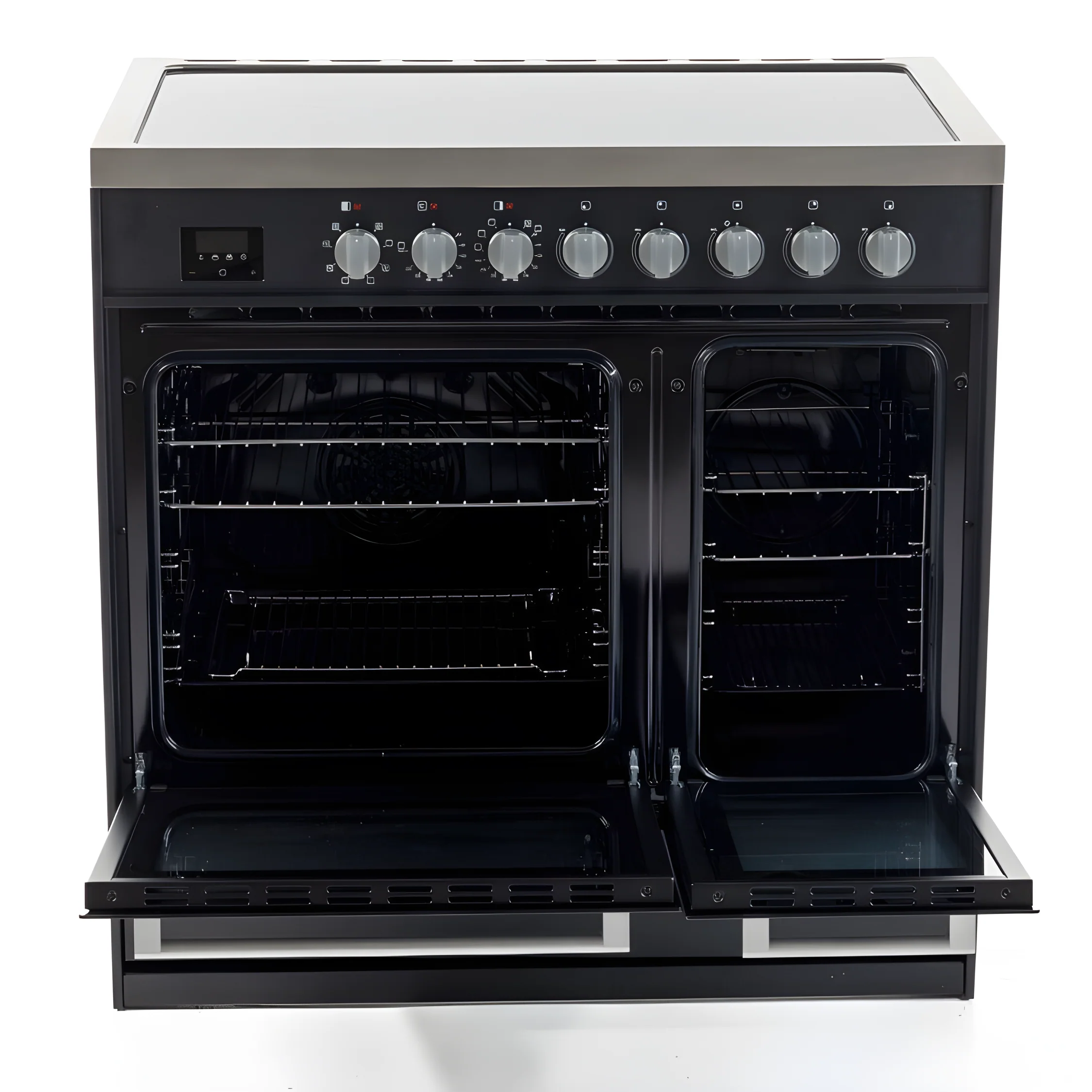 Tesla T90DCRCB - 90cm Double Cavity Electric Range Cooker - Image 4