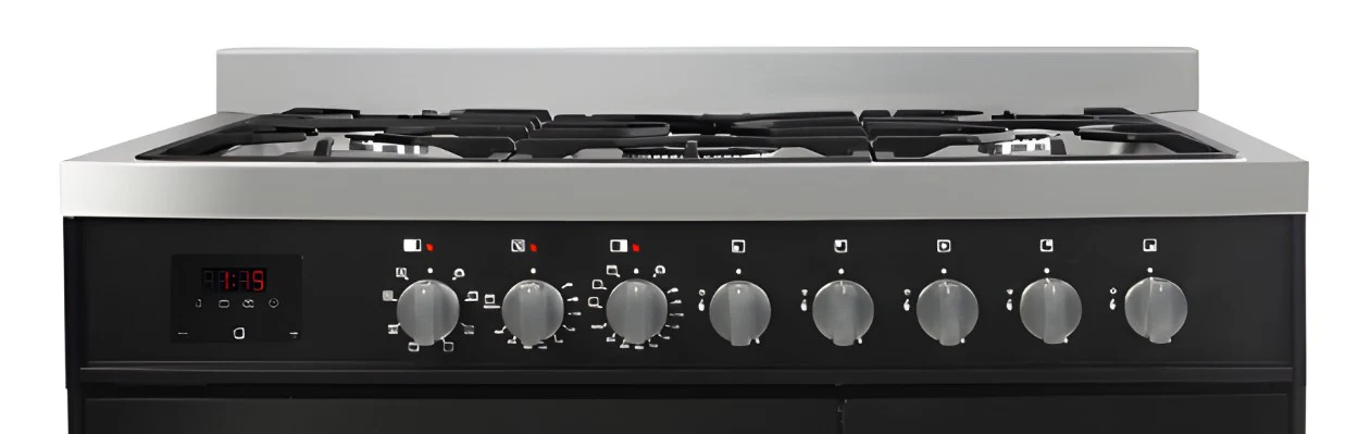 Tesla T90DDFRCB - 90cm Double Cavity Dual Fuel Range Cooker - Image 2