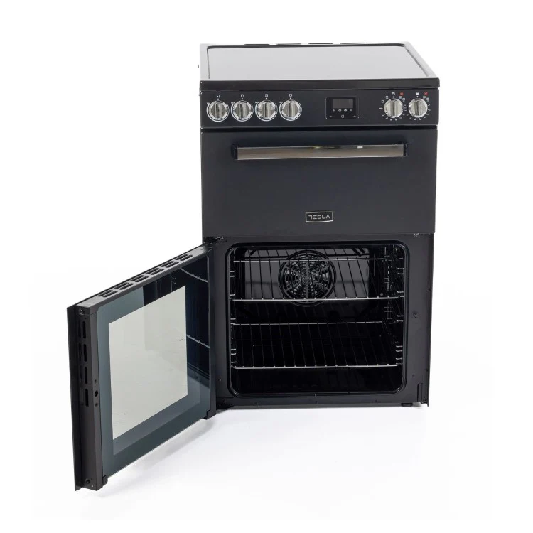Tesla TMRC60B - Black 60cm Range Cooker - 4 Zone Ceramic Hob - A Energy - Image 3