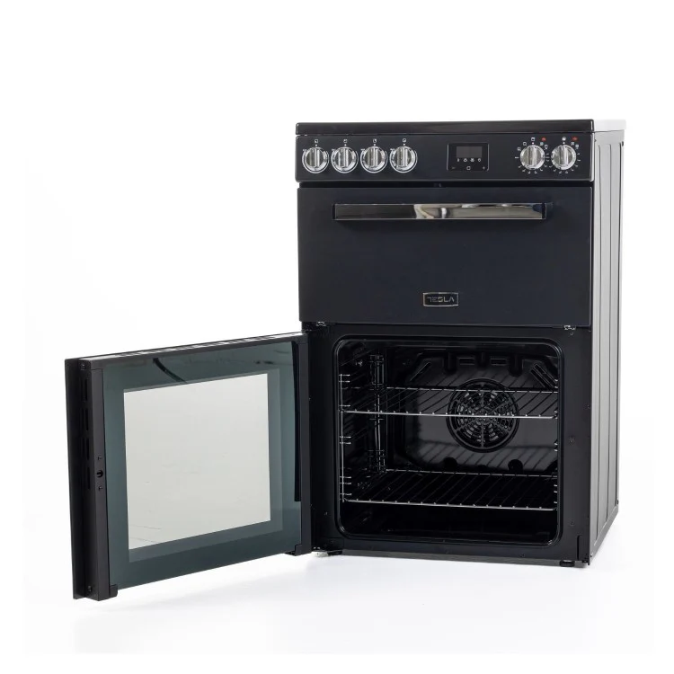 Tesla TMRC60B - Black 60cm Range Cooker - 4 Zone Ceramic Hob - A Energy - Image 4