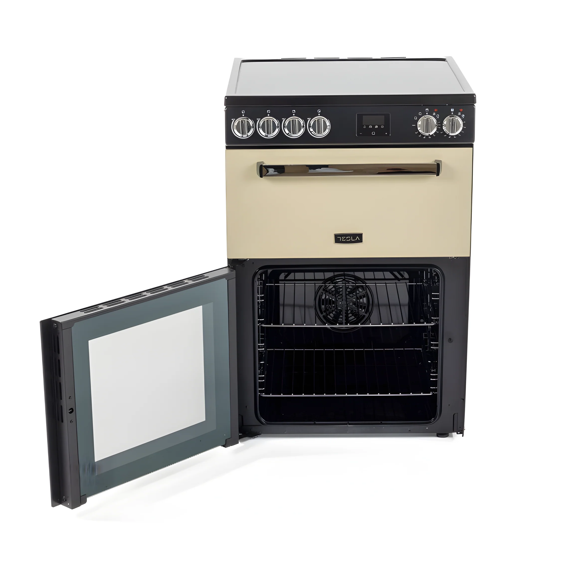 Tesla TMRC60C - Cream 60cm Range Cooker - Ceramic Hob - A Energy - Image 4