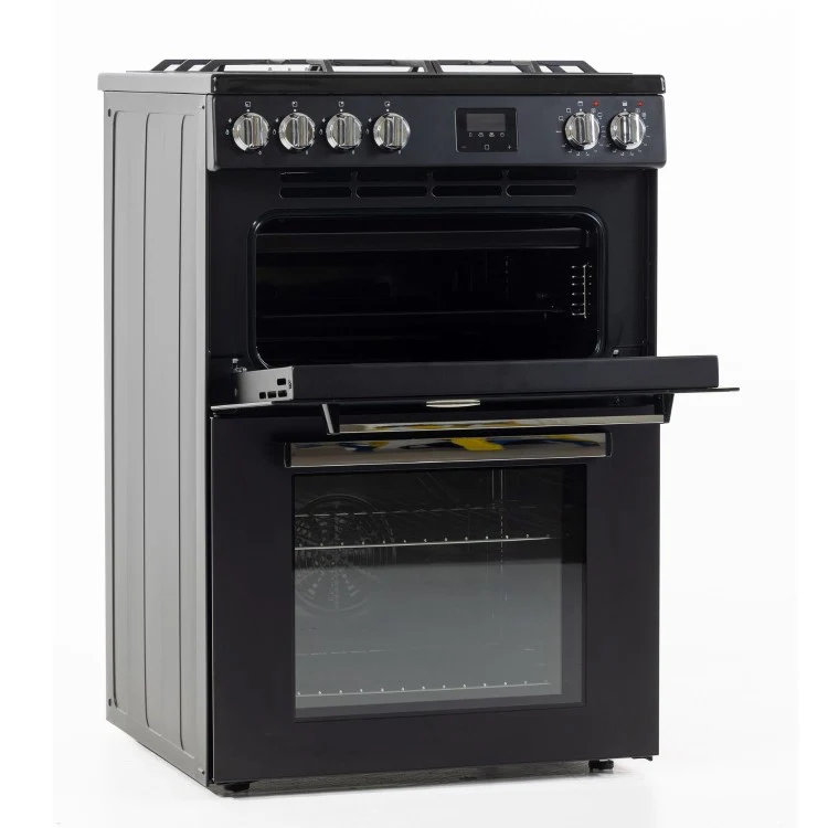 Tesla TMRDF60B - Black/Stainless Steel Dual Fuel Range Cooker - 68L - A Energy - Image 4