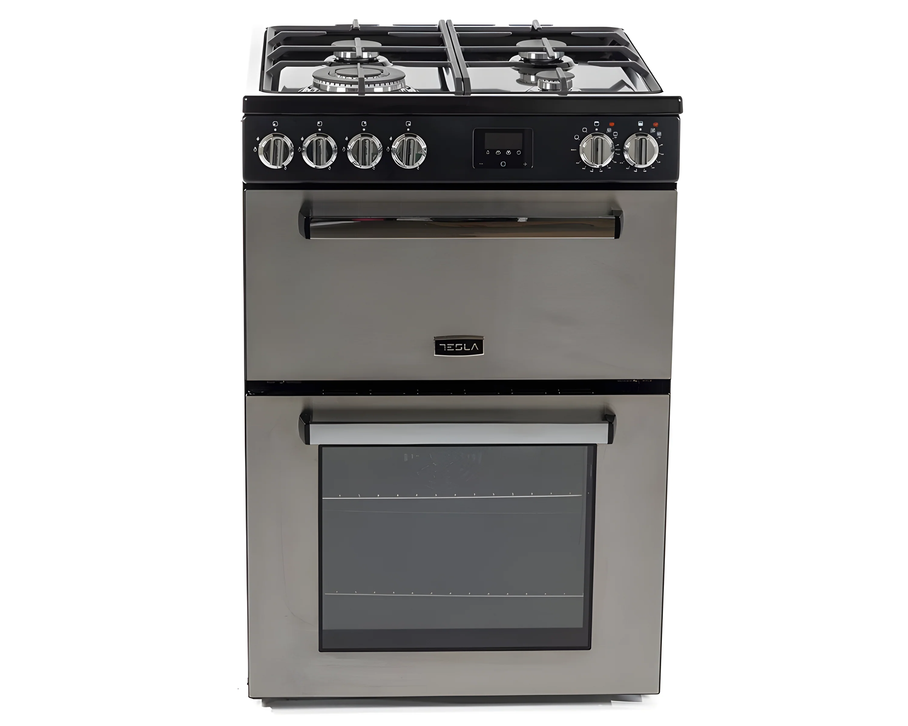 Tesla TMRDF60SS - Stainless Steel Dual Fuel Range Cooker - 68L+31L -  A Energy