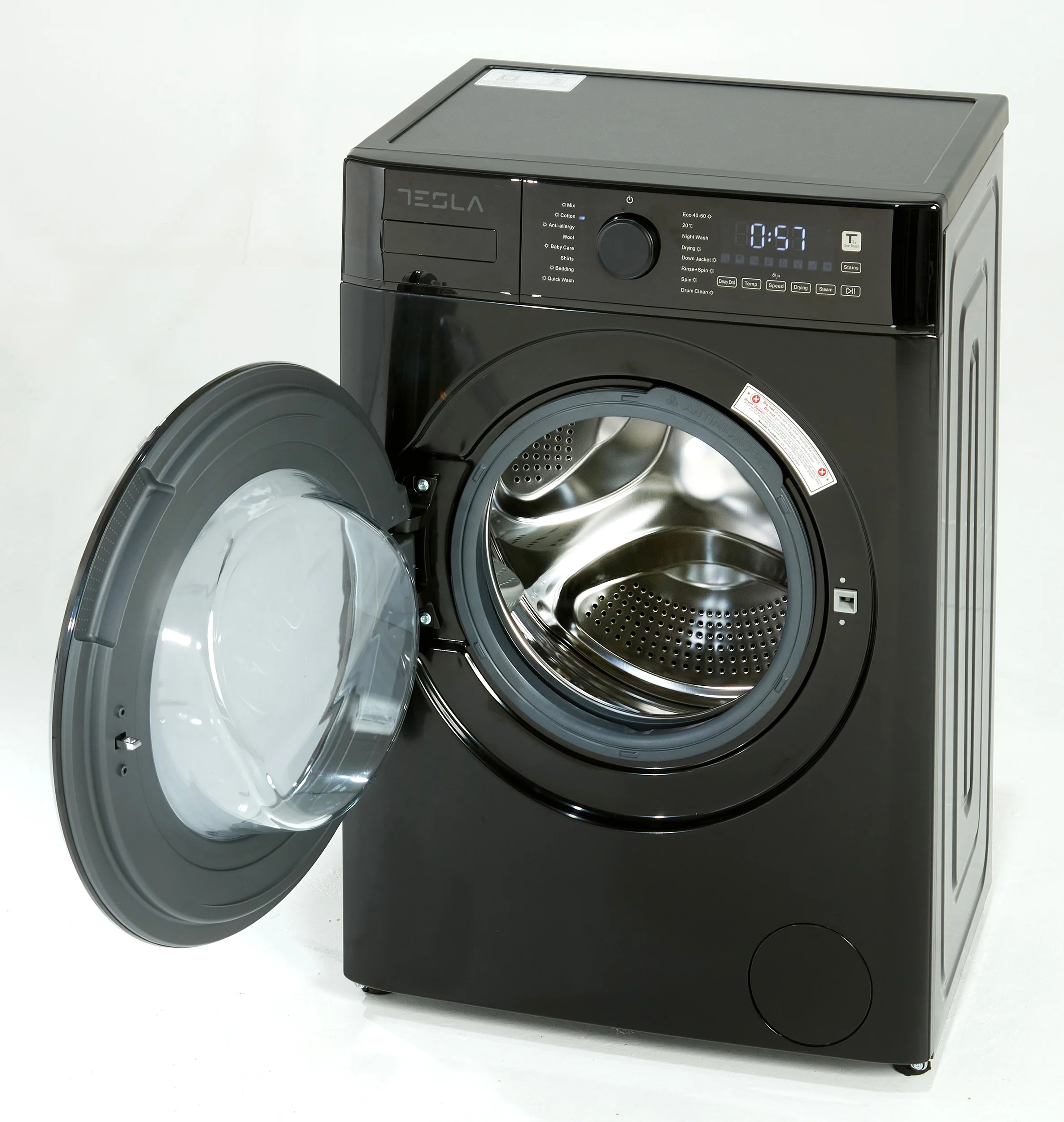 Tesla TWD106B - Black 10KG/6KG Washer Dryer - 1400 RPM - A/D energy - Image 3
