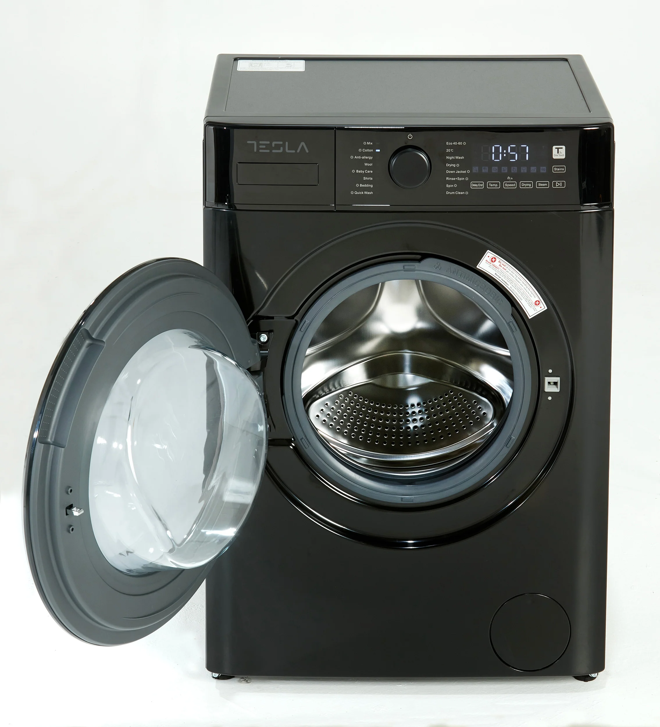 Tesla TWD85B - White/Black 8KG/5KG Washer Dryer - 1400 RPM - A/D Energy - Image 2