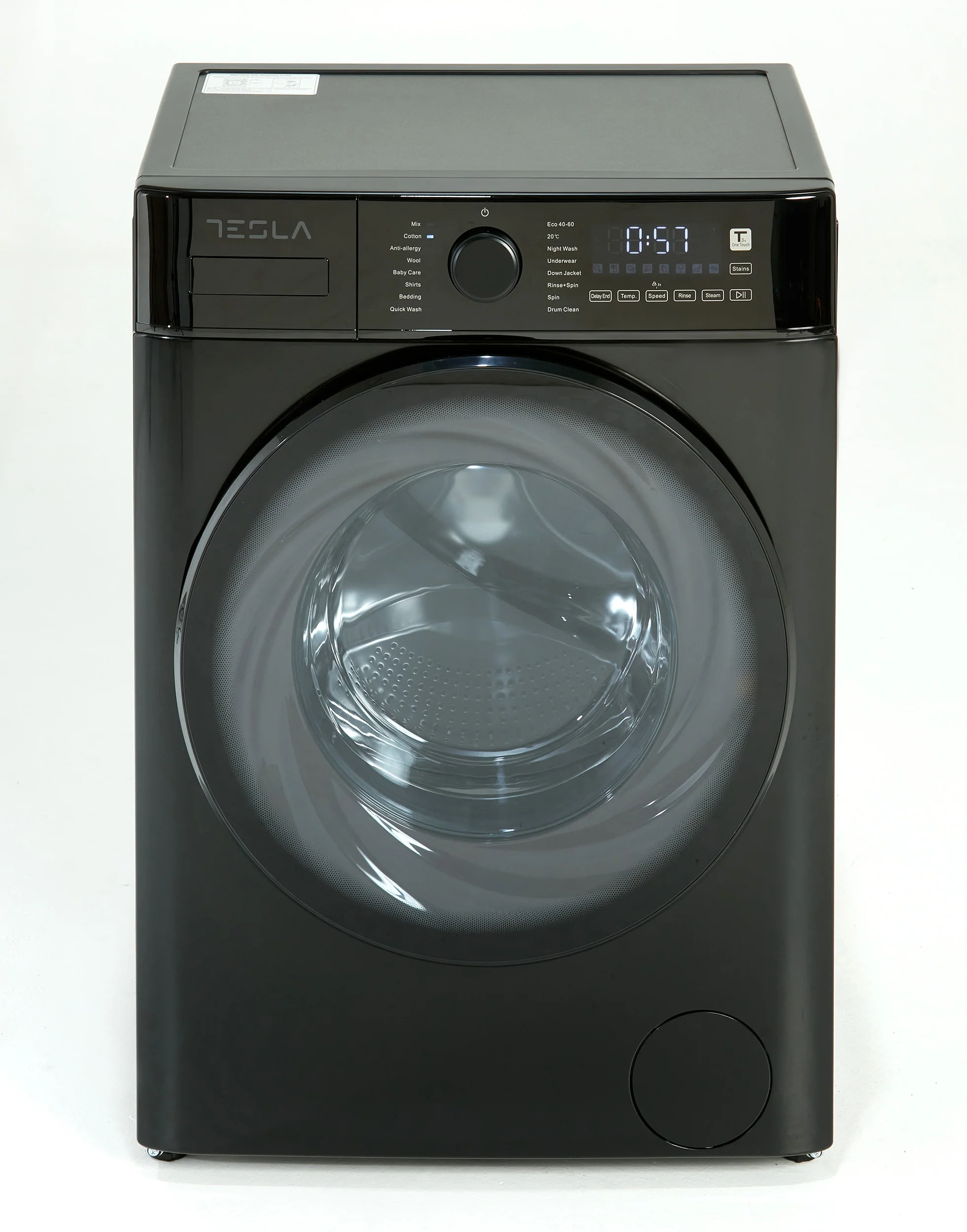 Tesla TWM101400B - Black 10KG Washing Machine - 1400 RPM - A energy - Image 2