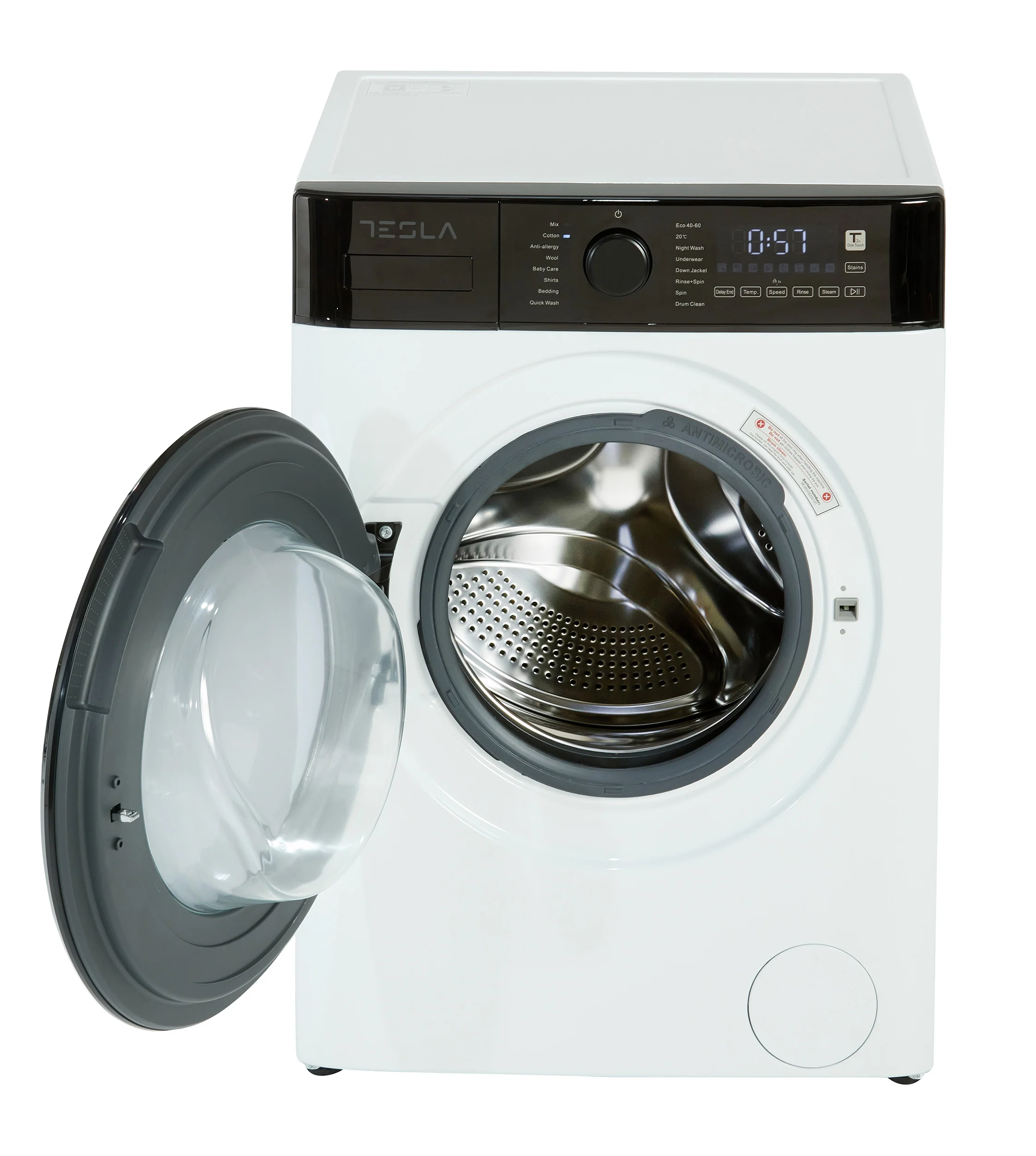 Tesla TWM81400W - White 8KG Washing Machine - 1400 RPM - A Energy - Image 3