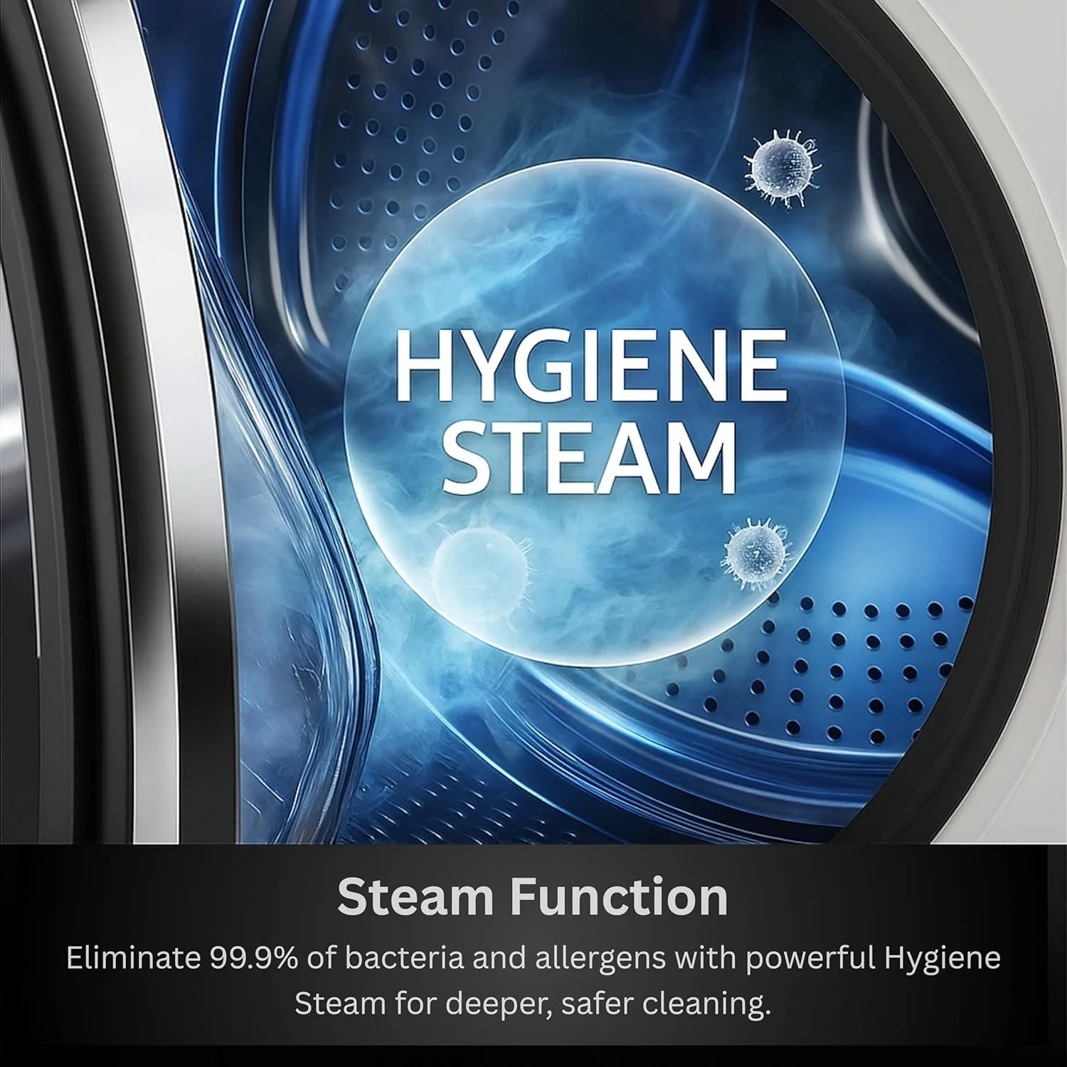 Teknix TK2W814HS - Titanium 8KG Washing Machine - 1400 RPM - A energy - Image 8