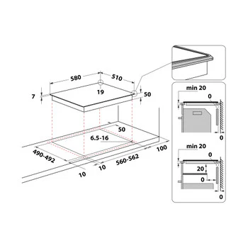 Whirlpool AKM 609 IX - Black 4 Zone Ceramic Hob - Image 5