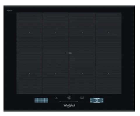 Whirlpool SMP 658CBTIXL - Black 4 Zone Induction Hob