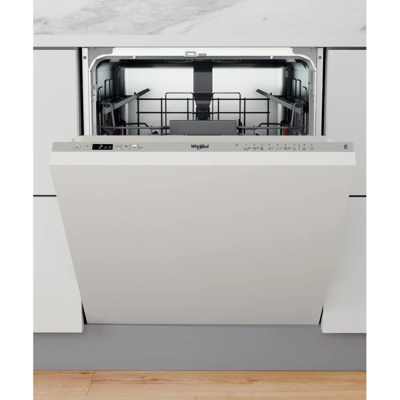 Whirlpool W2I HD524 UK - Silver Integrated Dishwasher - E energy
